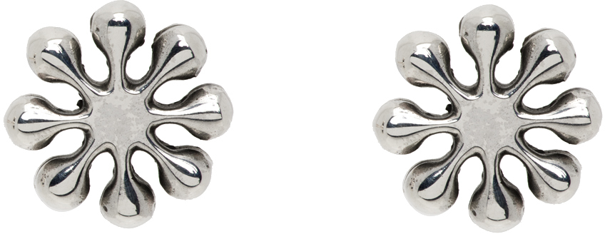 MAPLE Silver Orbit Earrings