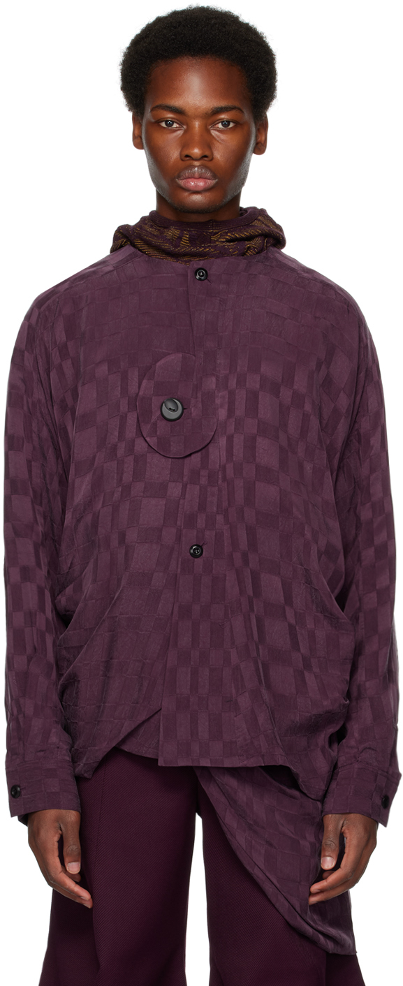 pet-tree-kor: Purple Alfalfa Shirt | SSENSE