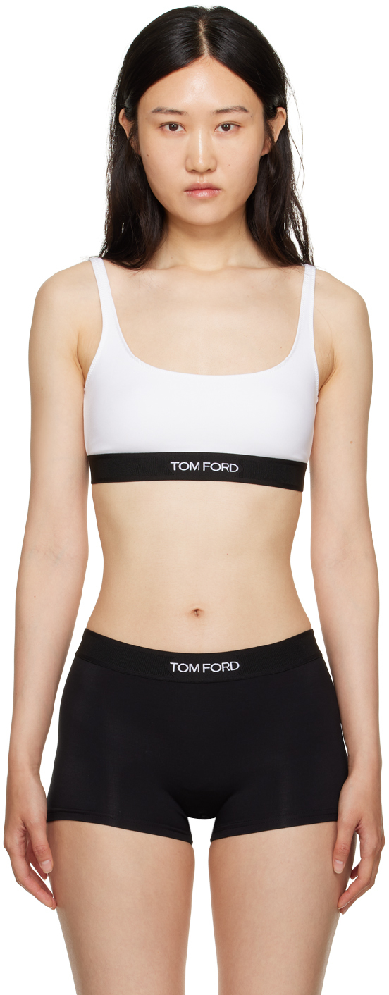 tom ford Triangle bra with logo band available on  -  16723 - GA