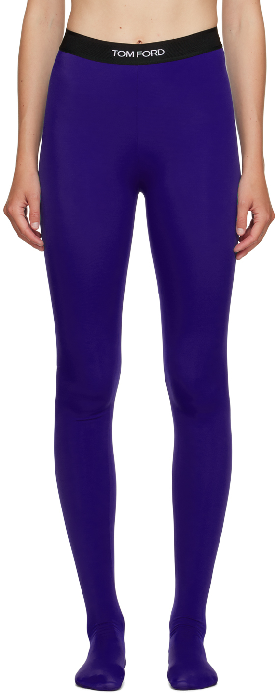 Tom Ford LEGGINGS With Logo Band in Black