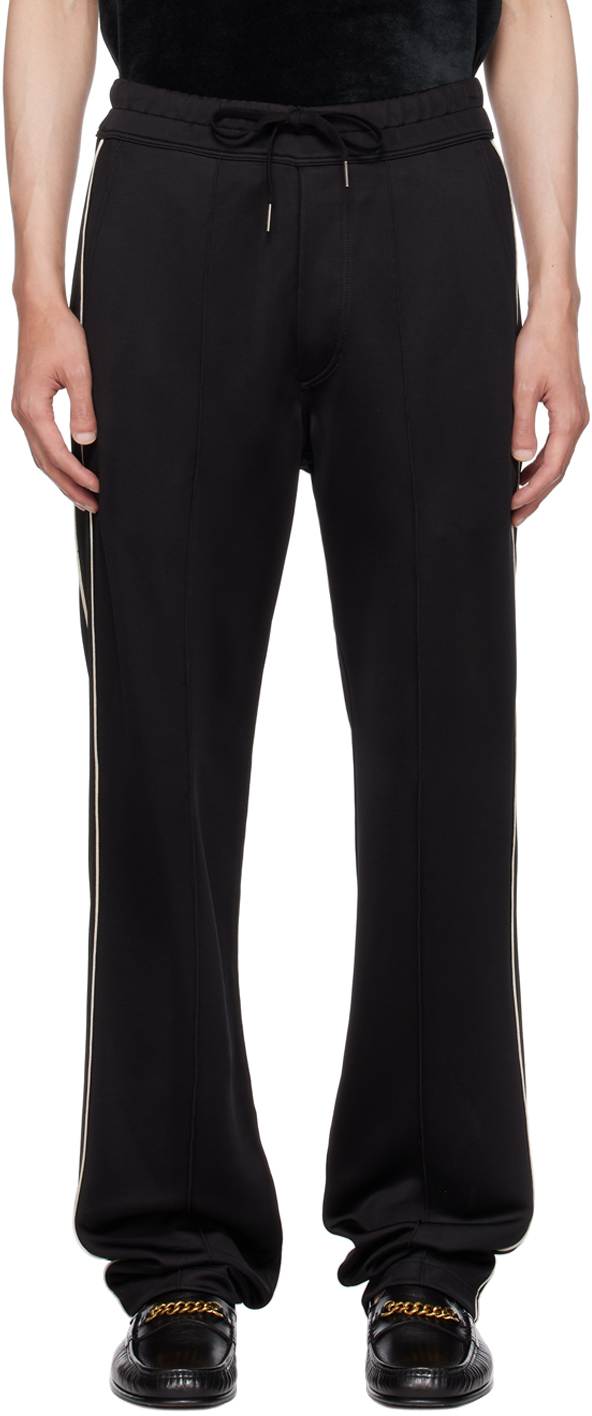 Burberry: Blue & Black Exploded Lounge Pants