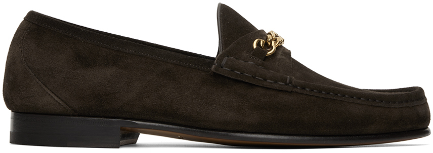 Brown York Chain Loafers