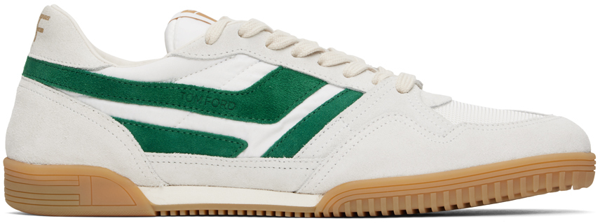 Green & White Jackson Sneakers