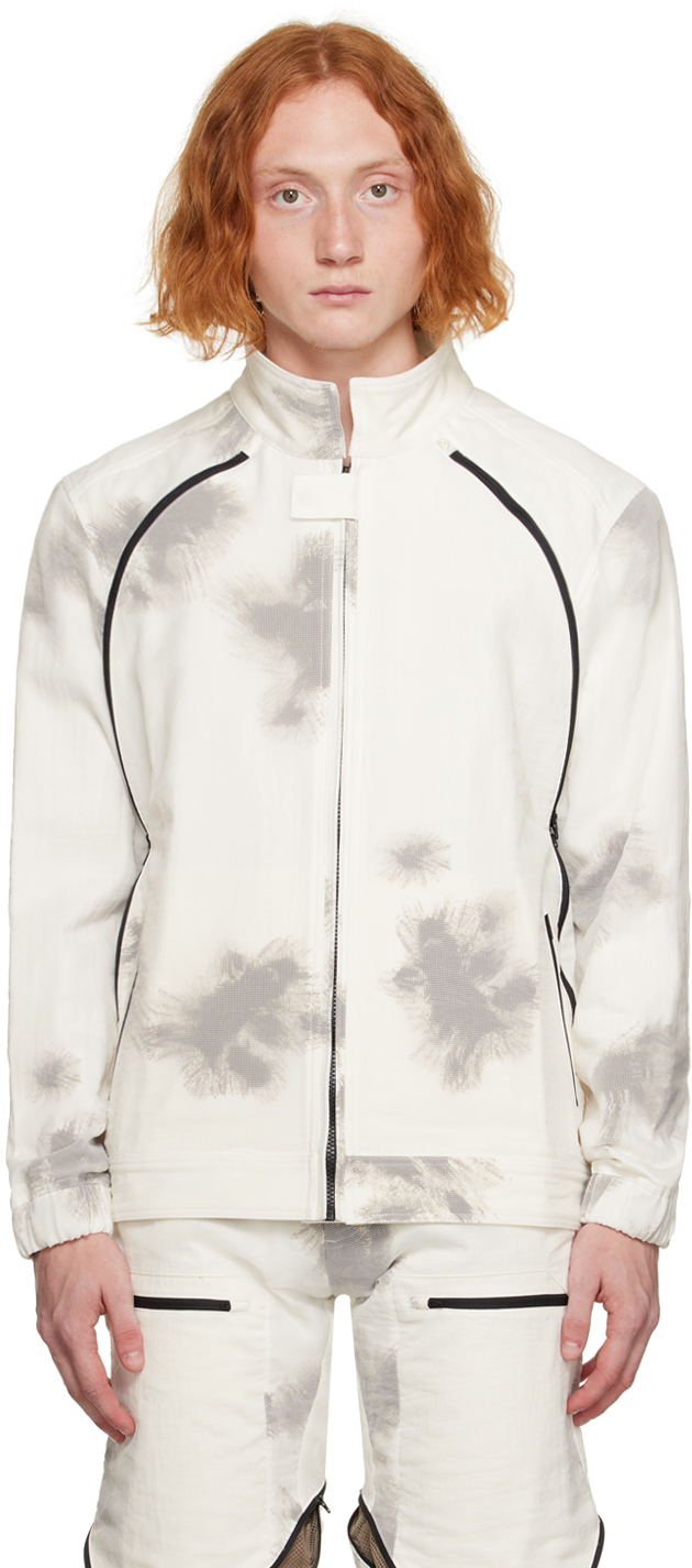 White Quad Zip Jacket