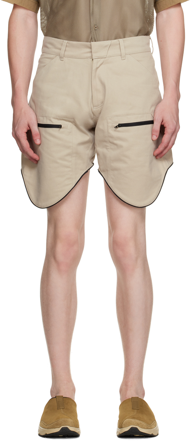 Beige Scout Shorts