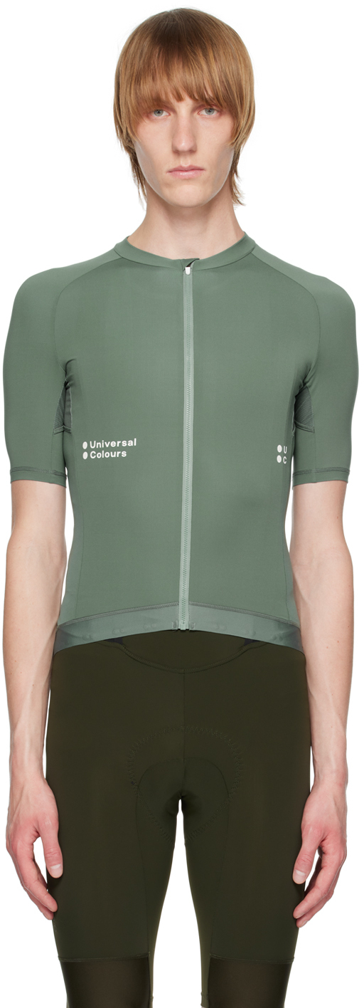 Universal Colours Mono Short Sleeve Jersey - Sage Grey