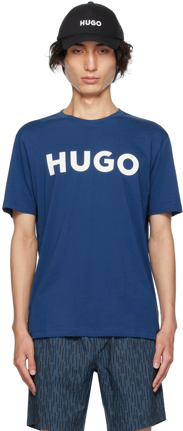 Navy Printed T-Shirt