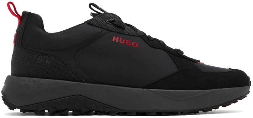 HUGO BLACK LOGO SNEAKERS