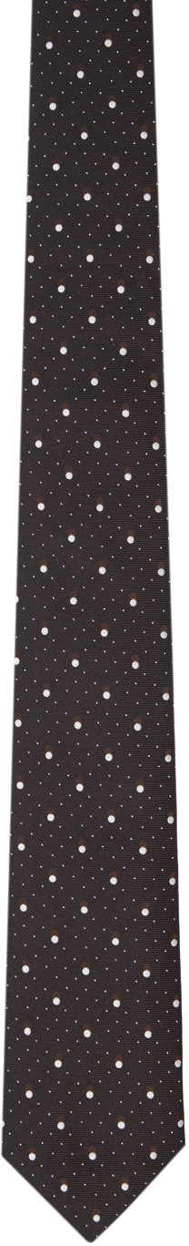 hugo boss polka dot tie