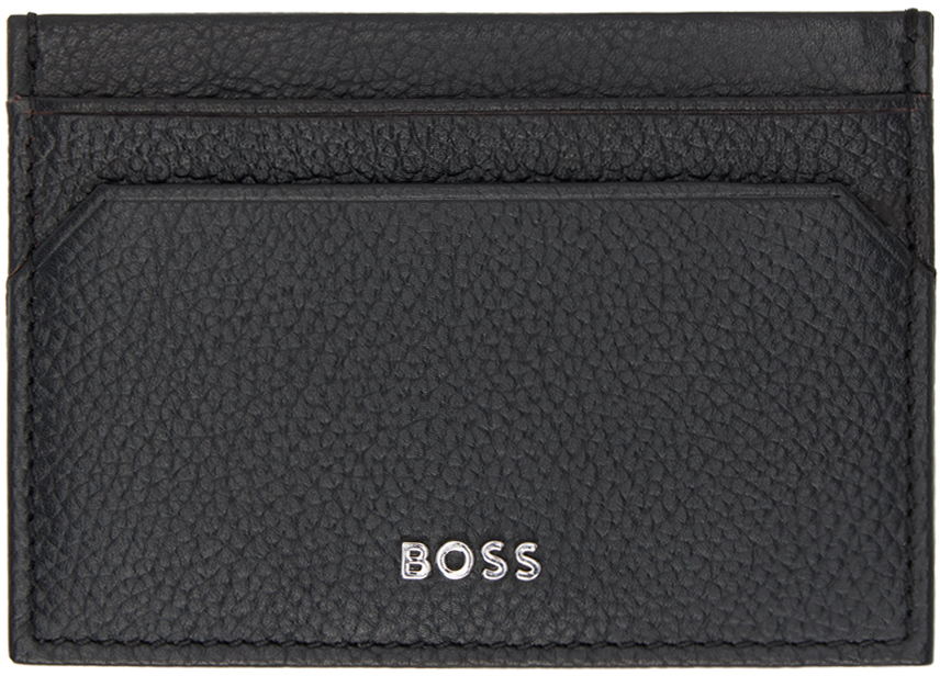 Hugo Boss Black Logo Card Holder In Black 001