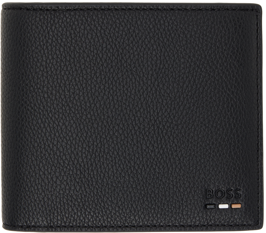 Hugo Boss Black Embossed Wallet In Black 001