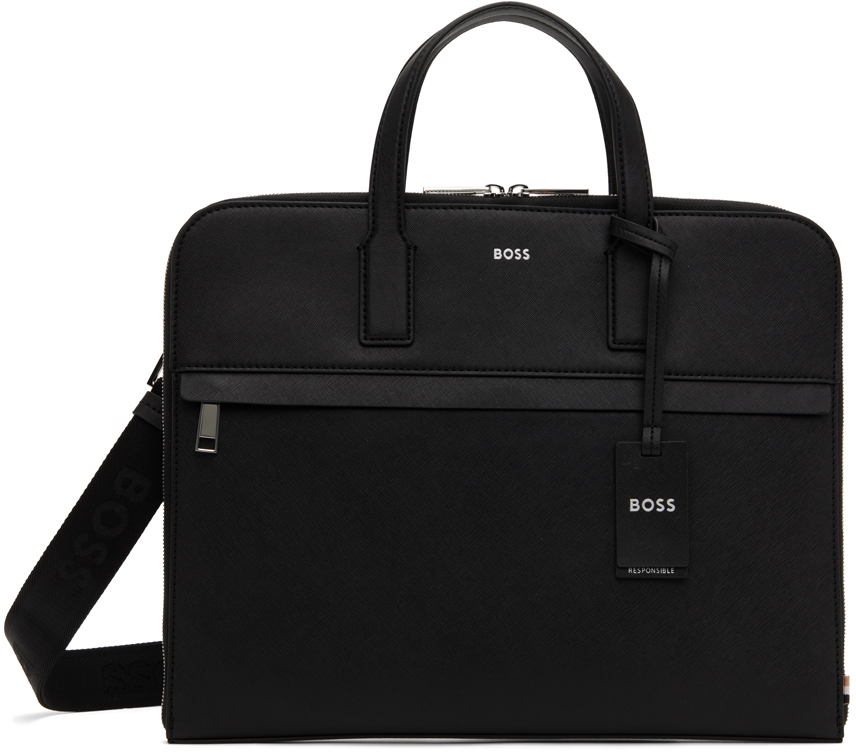 BOSS Black Slimline Briefcase