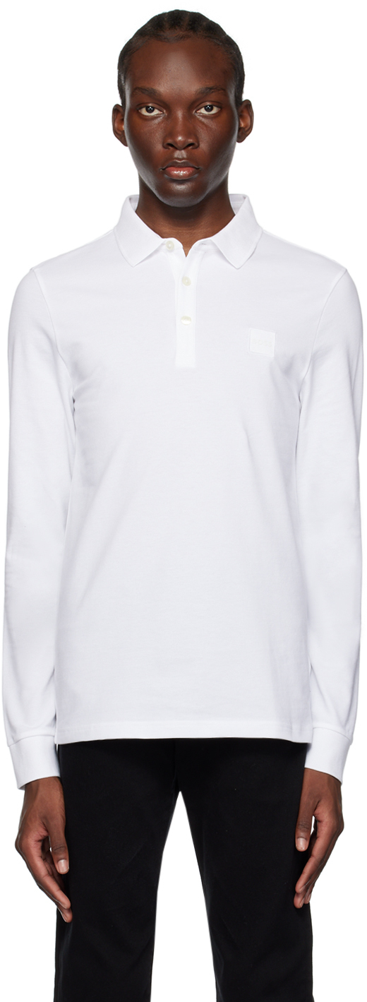 BOSS White Passerby Polo