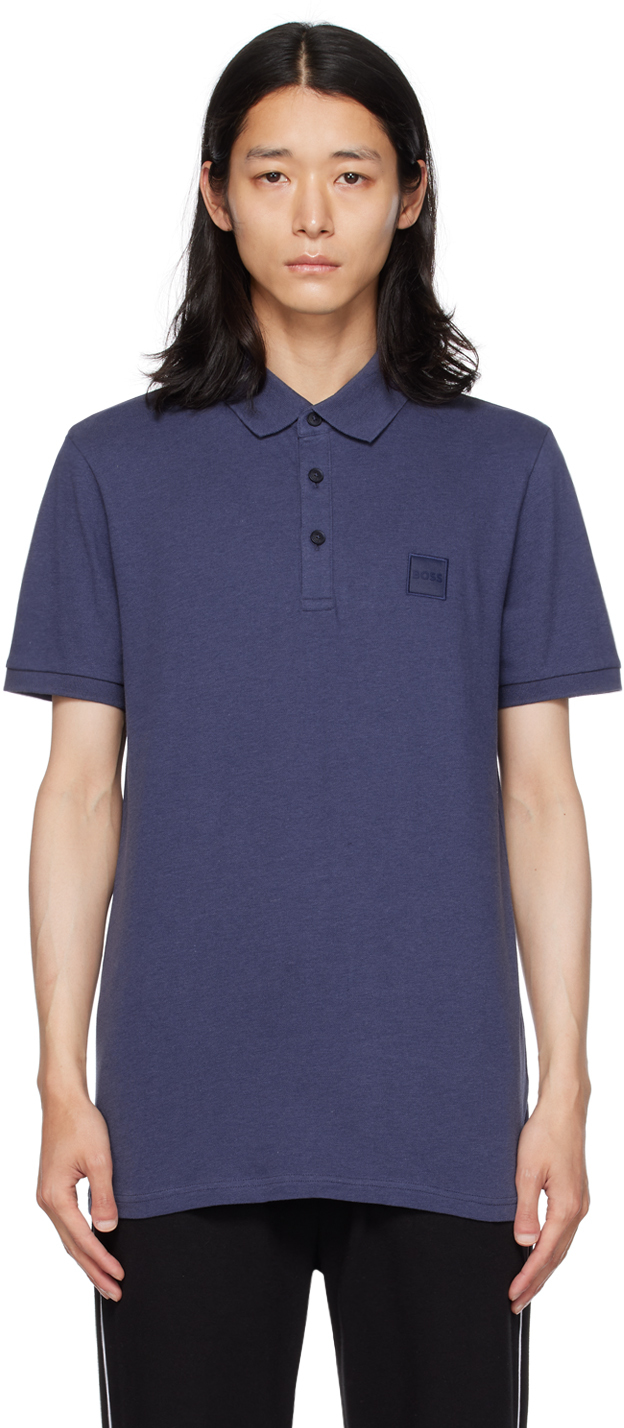 Navy Slim-Fit Polo
