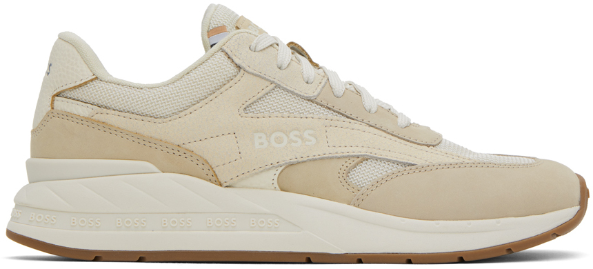 BOSS: Paneled Sneakers | SSENSE
