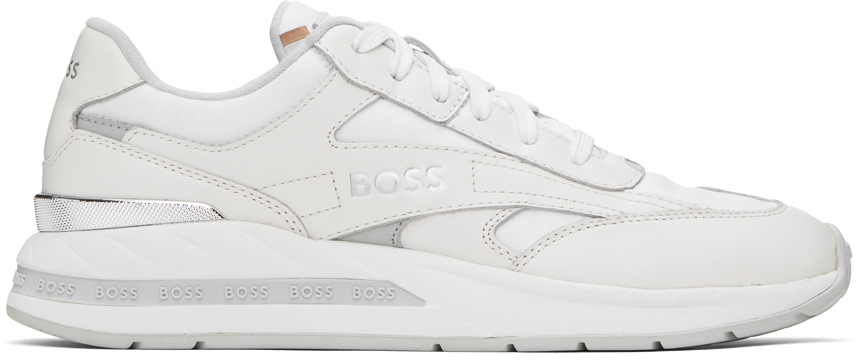 White Monogram Sneakers