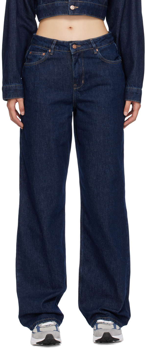 Ksubi Navy Low Rider Jeans