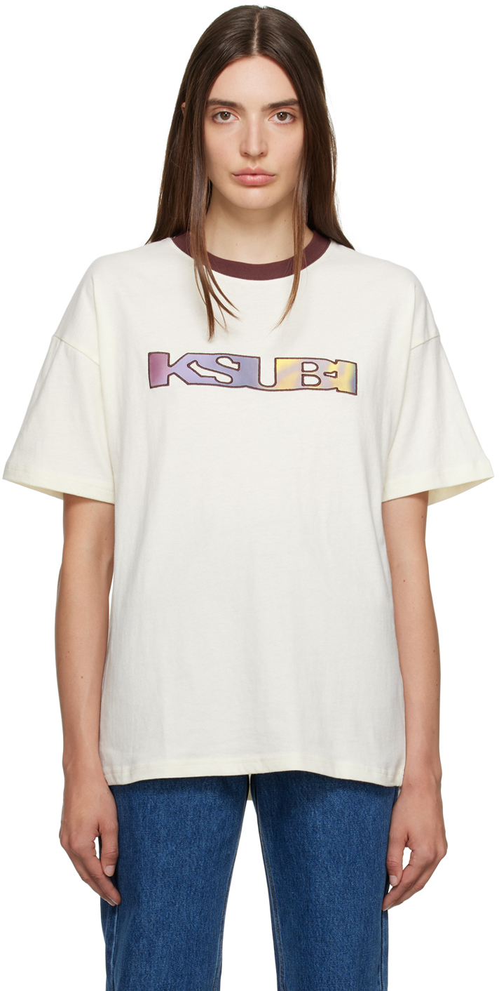 Ksubi Off-White Refract Sott Oh G T-Shirt