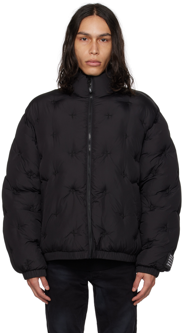 Ksubi Flight Puffer Jacket - Black XL