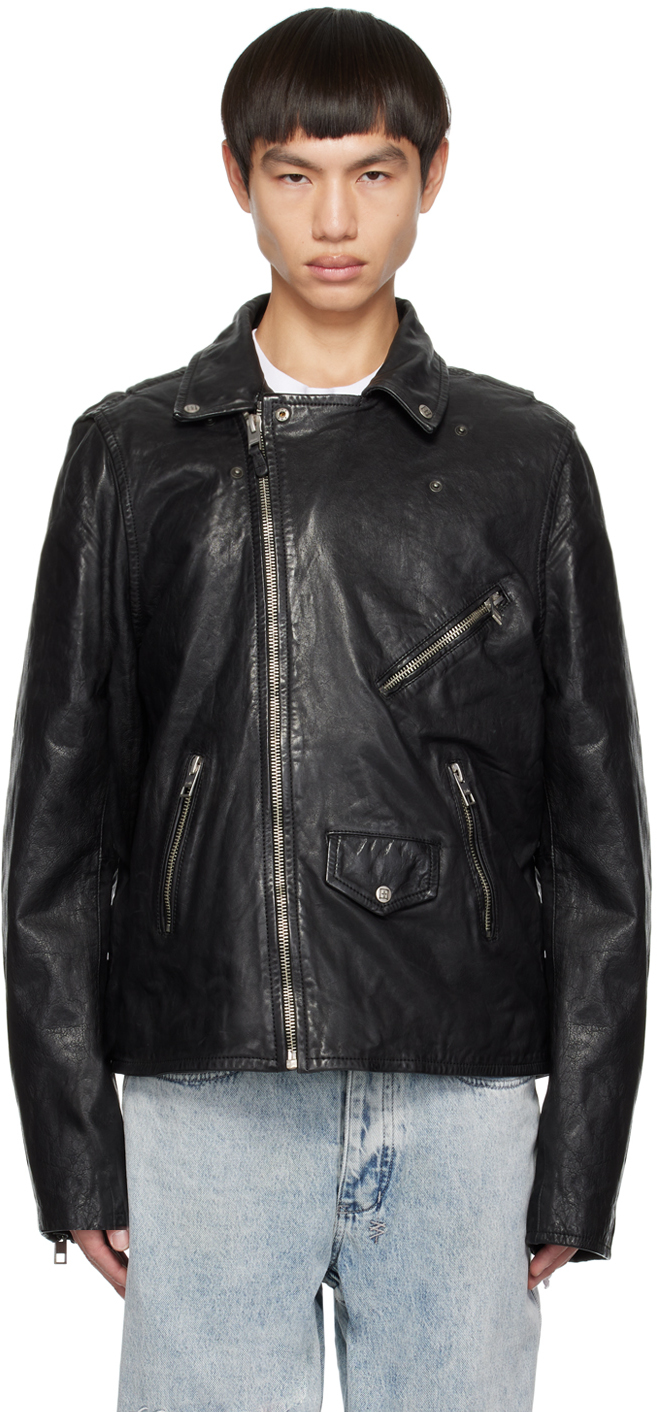 Black Capitol Leather Jacket