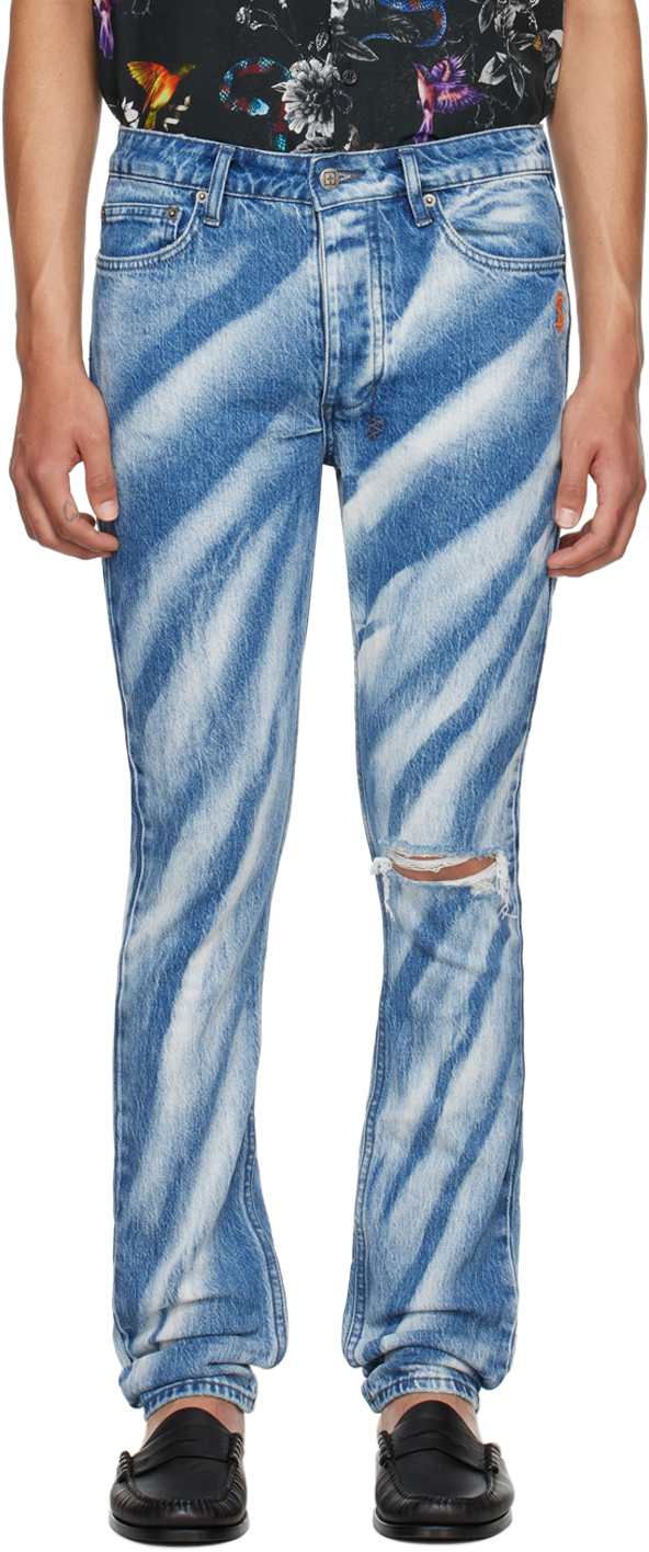 Ksubi Blue Chitch Kaos Jeans