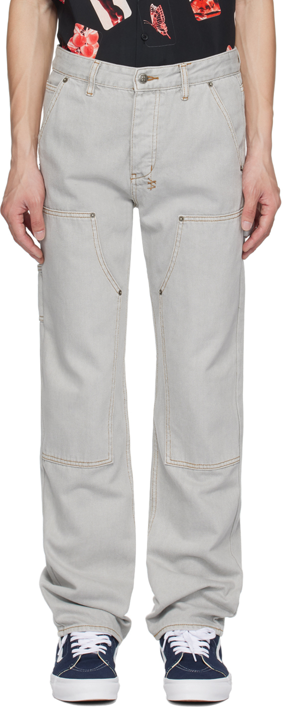 Ksubi Gary Operator Jeans In Grey
