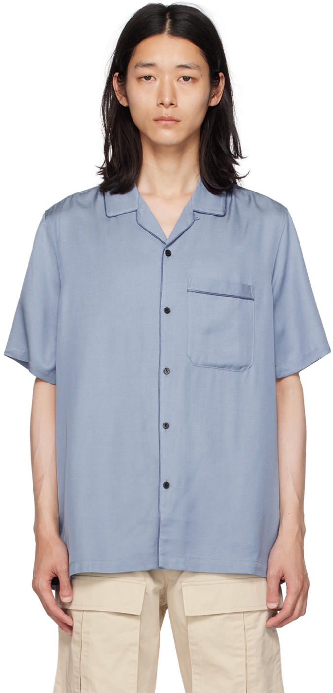 Ksubi Blue Downtown Shirt