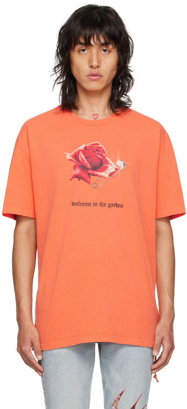 Ksubi Orange Rose Garden Biggie T-Shirt