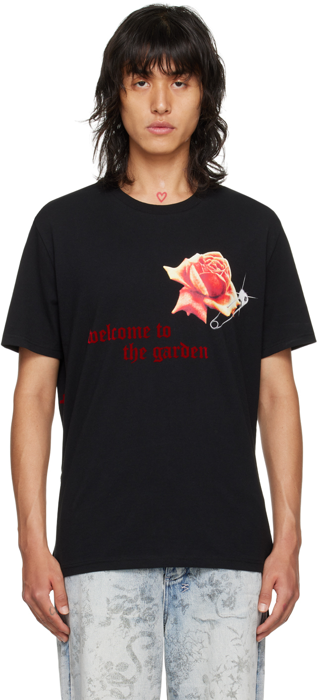 Ksubi Black Rose Garden Biggie T-Shirt