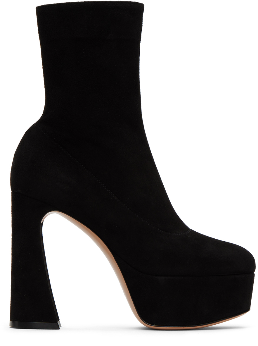 Shop Gianvito Rossi Black Holly Boots