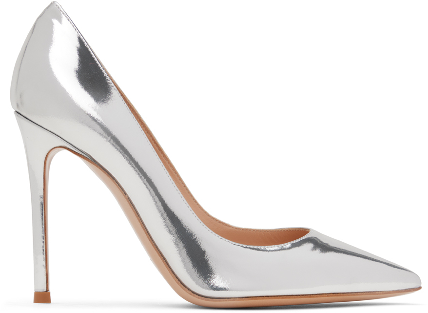 Buy METALLIC SILVER POINTY-TOE PUMPS for Women Online in India