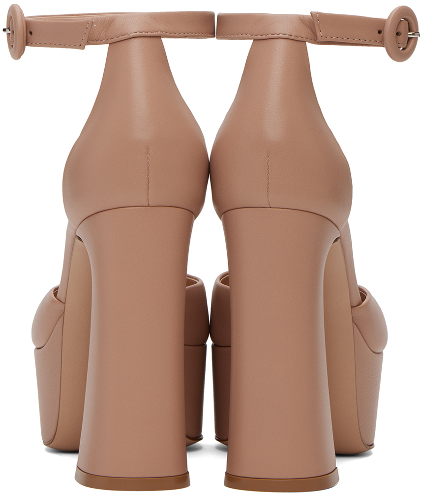 Gianvito Rossi Holly D'orsay High Heels In Peach