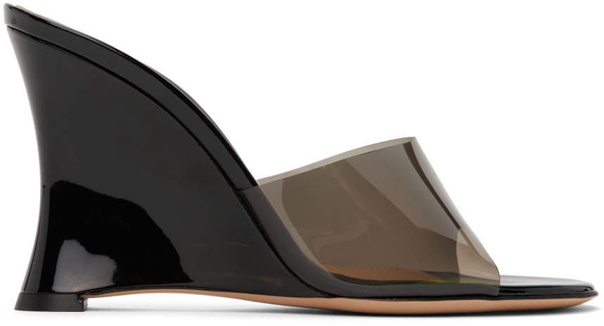 【関税込み】Gianvito Rossi ブラック Elle ヒールサンダル Gianvito Rossiのブラック Elle 95 ヒールサンダルがセール中