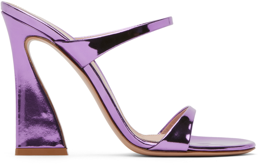 Sandales Gianvito Rossi Lucrezia Pointure 39 - Cuir Argenté, Talon 11 Cm