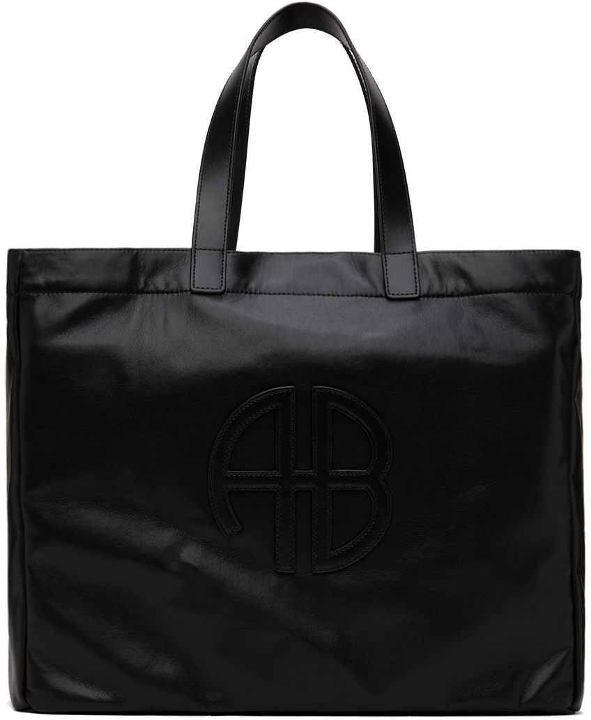 Anine Bing Large Rio Tote Bag In Black