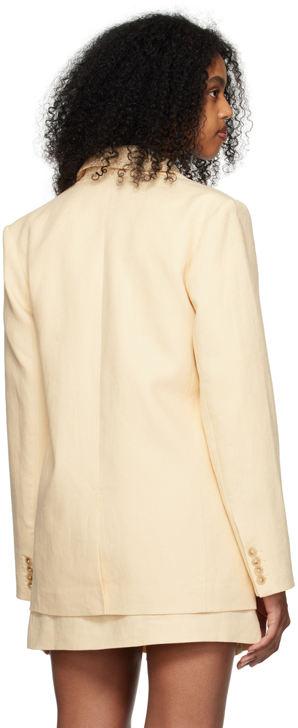 ANINE BING Yellow Kaia Blazer Smart Closet