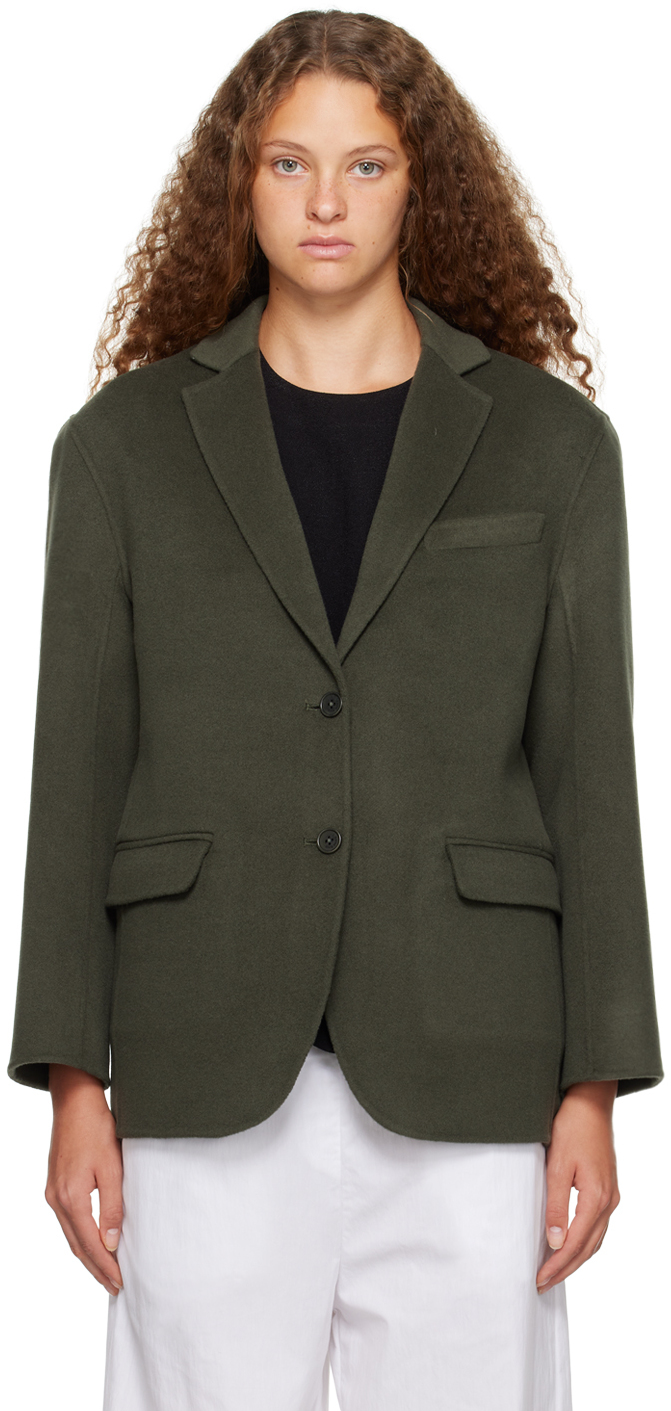 Green Quinn Blazer by ANINE BING on Sale