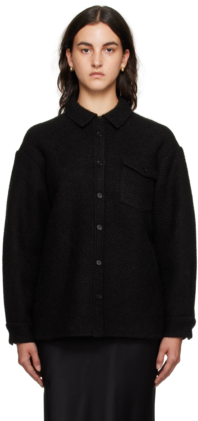 Black Simon Jacket by ANINE BING on Sale