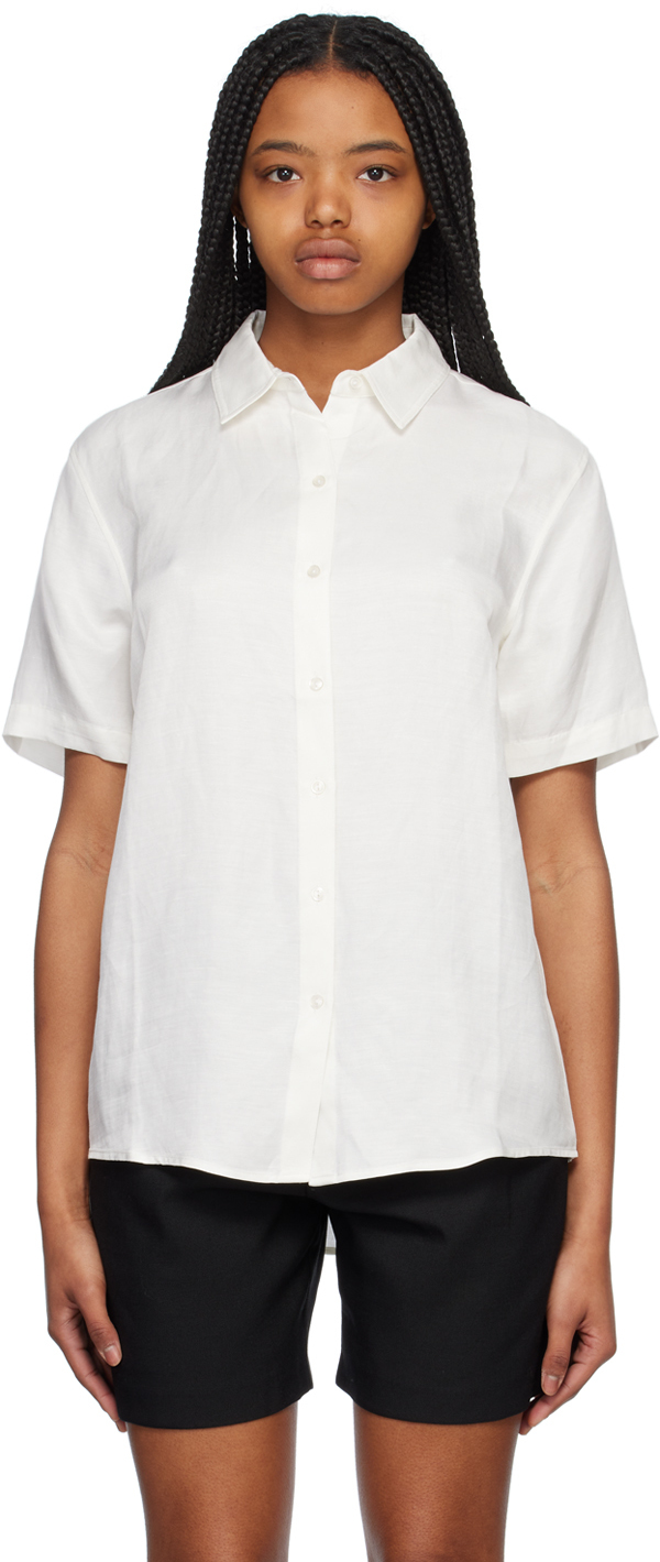 Chemise Bruni blanche ANINE BING en solde