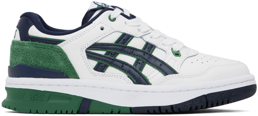White & Green EX89 Sneakers