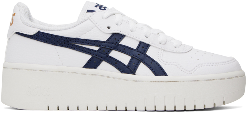 Asics White Japan S Pf Trainers In White/peacoat