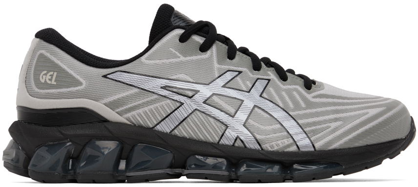 Asics Gray Gel-quantum 360 Vii Sneakers In 025 Oyster Grey/carb