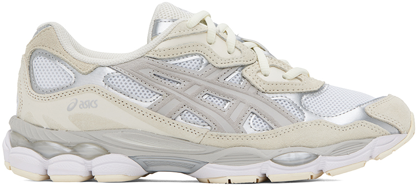 Asics: Gray & Beige Gel-NYC Sneakers | SSENSE Canada