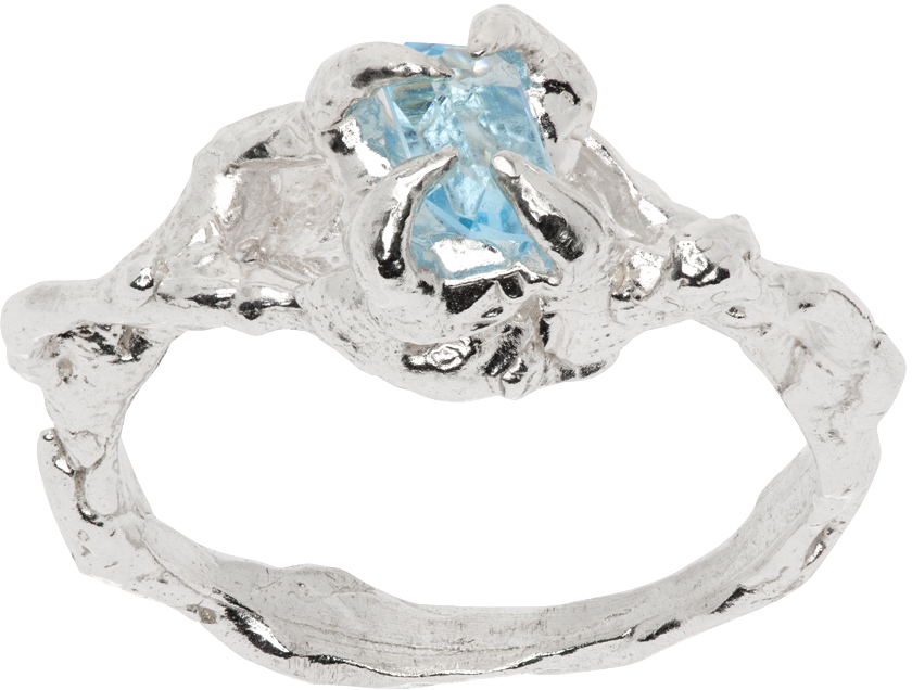 Harlot Hands SSENSE Exclusive Silver Memory Ring