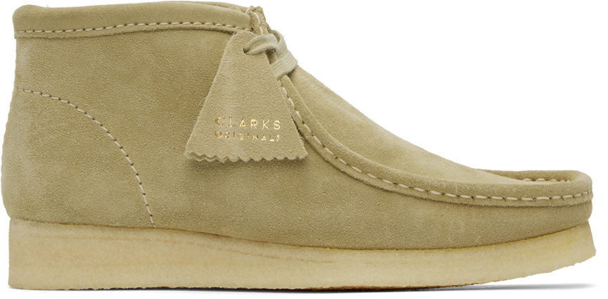 Beige Wallabee Boots