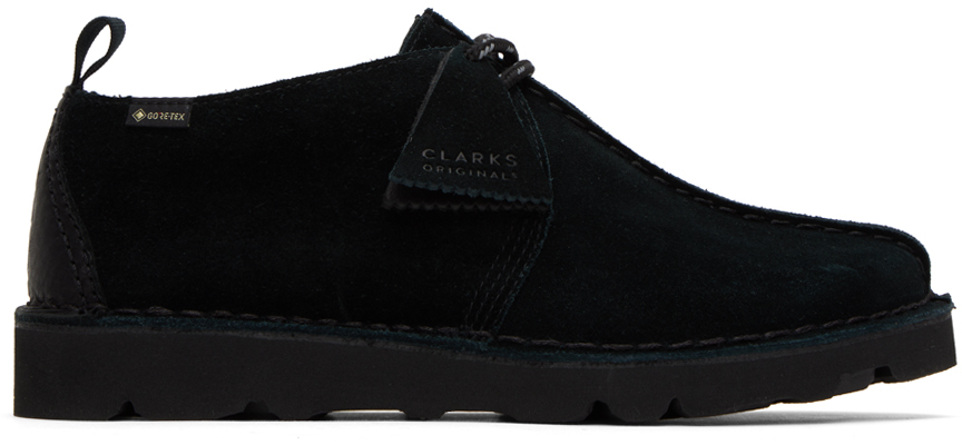 Clarks Originals: Black Trek Desert Boots | SSENSE Canada