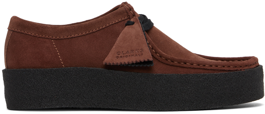 Brown Wallabee Cup Oxfords