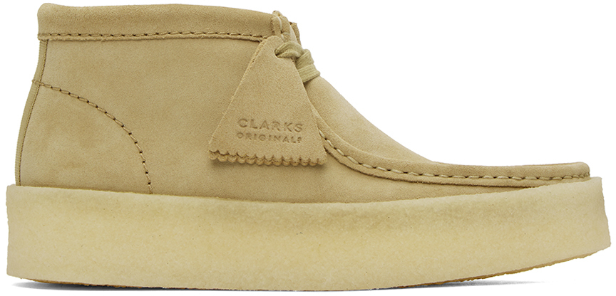 Beige Wallabee Cup Boots