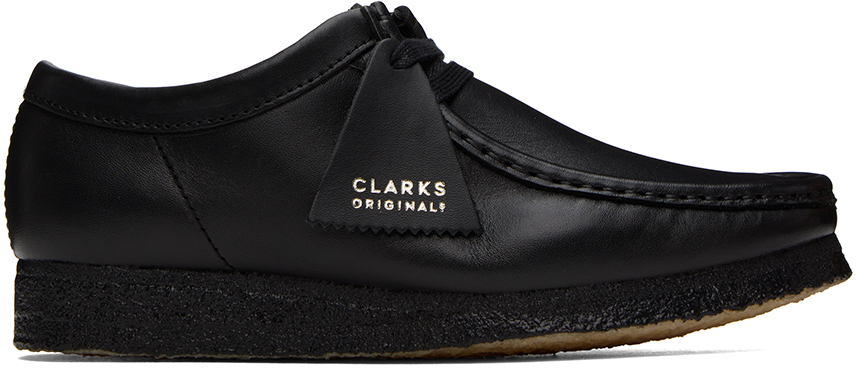 Clarks Originals: Black Wallabee Loafers | SSENSE Canada