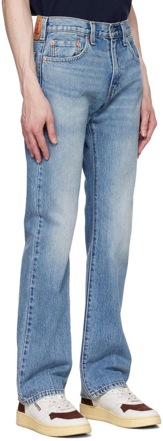 Levi's Blue 517 Bootcut Jeans In Rising Sun Mens